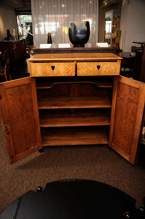 Biedermeier Cupboard from the Home of Elton John In Good Condition For Sale In Pompano Beach, FL