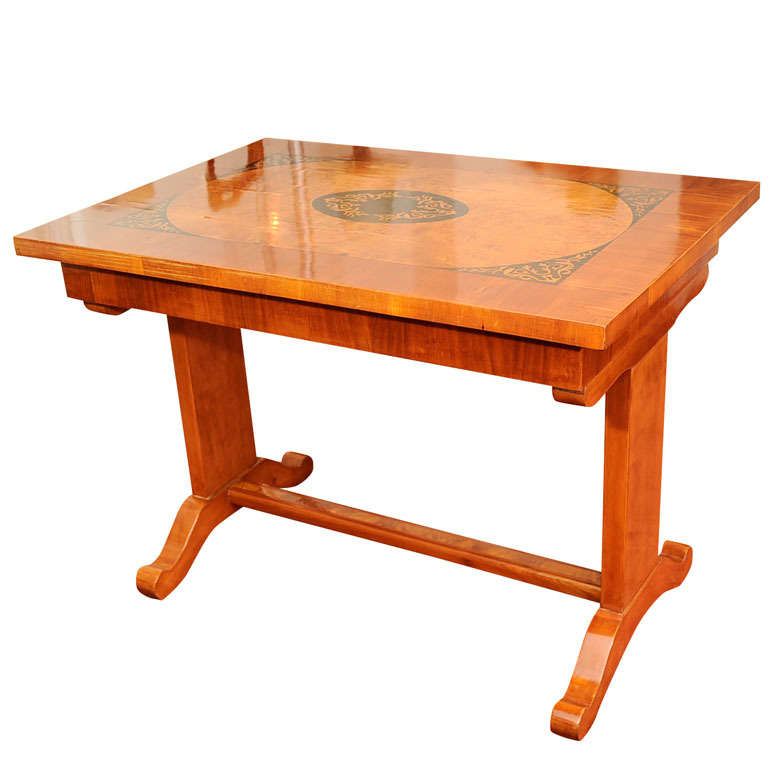 Biedermeier Game Table For Sale