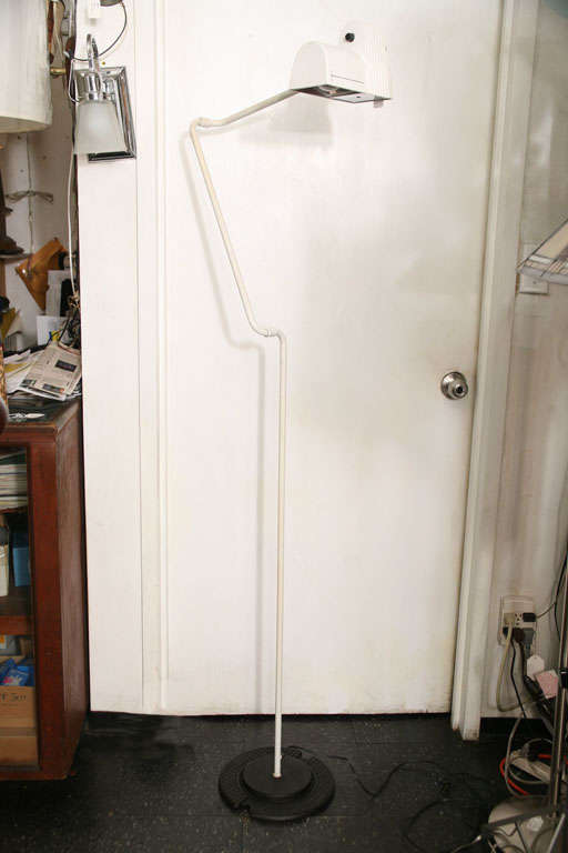 ajustable  architect's floor lamp. manufactured by 