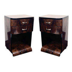 Pair of Art Deco End Tables by Donald Deskey for Widdicomb