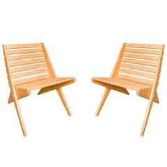 Pair of Plywood Chairs