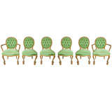 Set of 6 Faux Rope Chairs