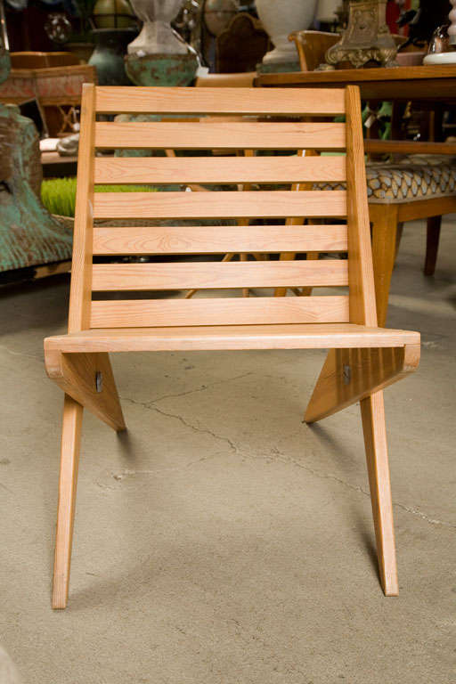 Pair of Plywood Chairs For Sale at 1stDibs