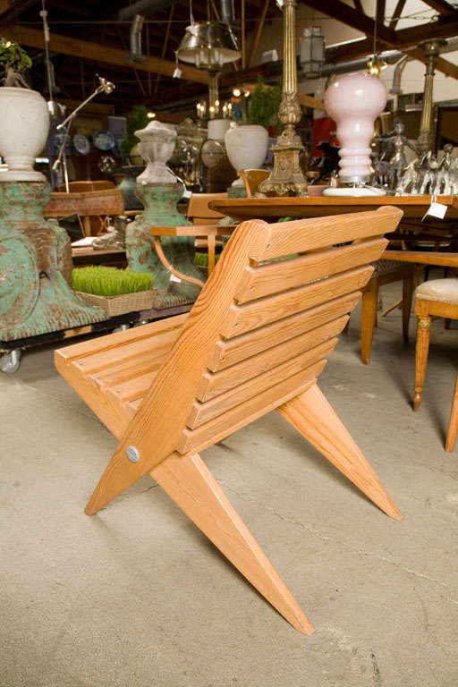 Pair of Plywood Chairs For Sale at 1stDibs