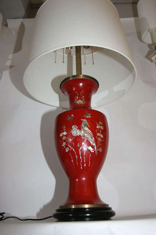 Mid-20th Century Pair of Asian Modern Table Lamps