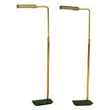 Pair Of Brass Koch And Lowy Articulating Reading Lamps