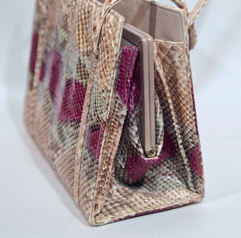 Martin Van Schaak Custom Snakeskin Jeweled Handbag* presented by funkyfinders 3