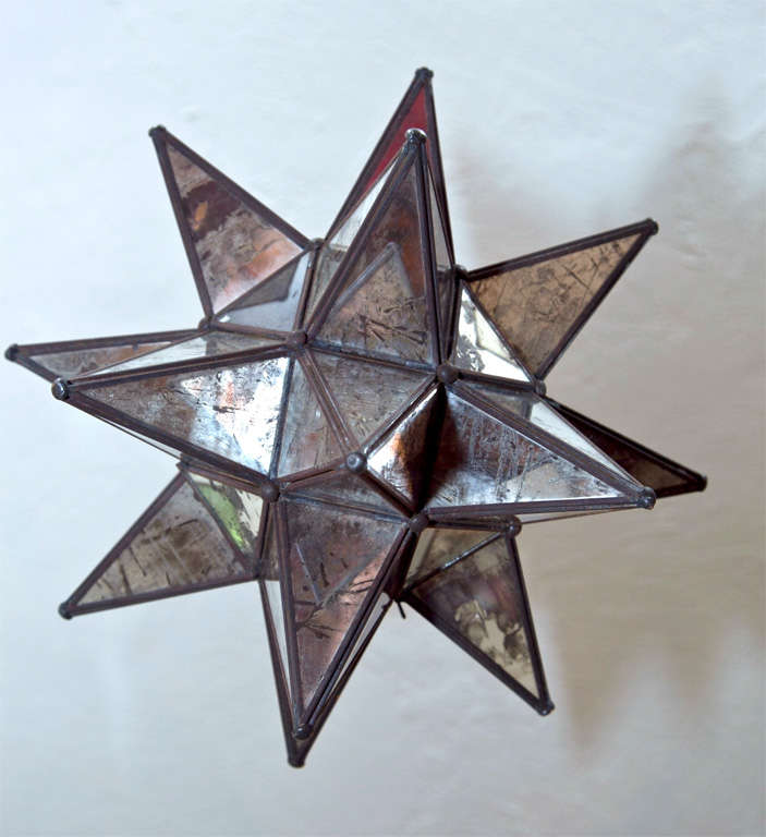 Unknown 1930's  Moravian Star Pendant Light For Sale