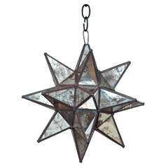 1930's  Moravian Star Pendant Light