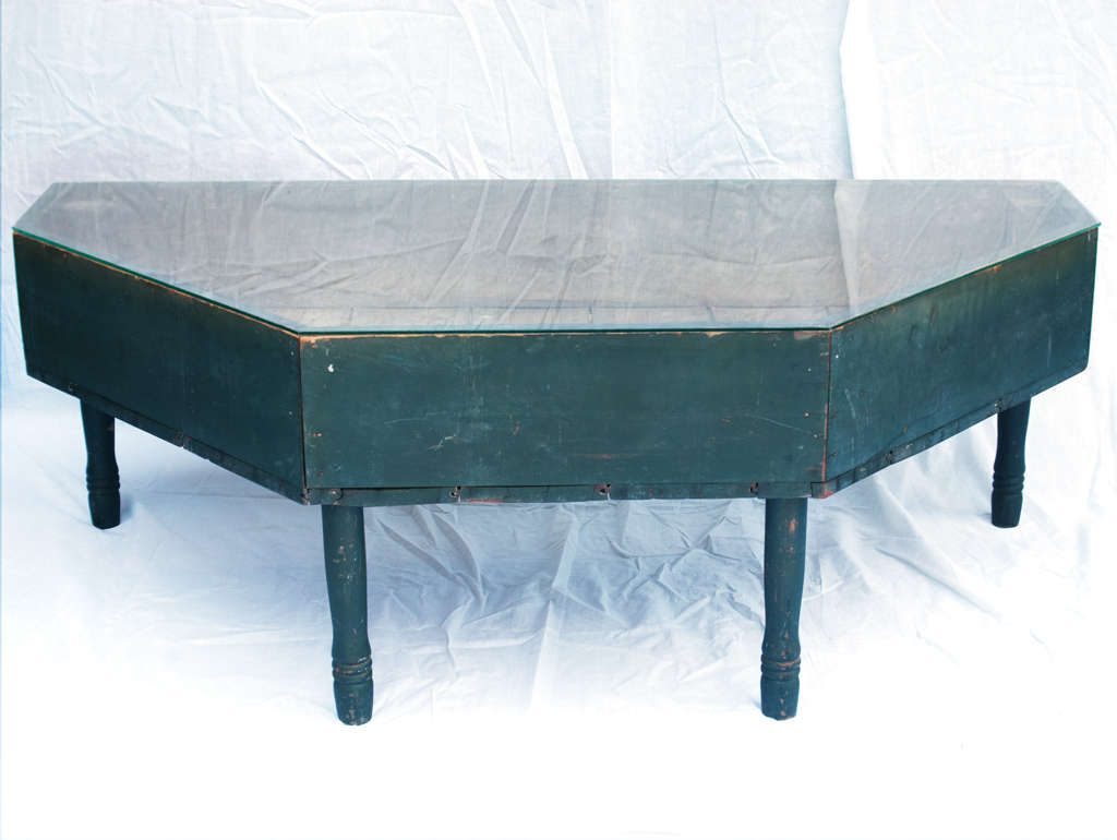 Painted table for display