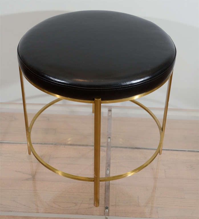 Mid-20th Century Jacques Quinet Round Benches