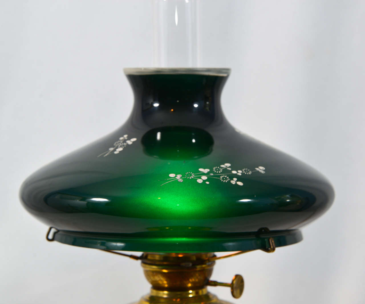1890's Success Oil Lamp with Cased Glass "Dr.'s Lamp" at 1stDibs