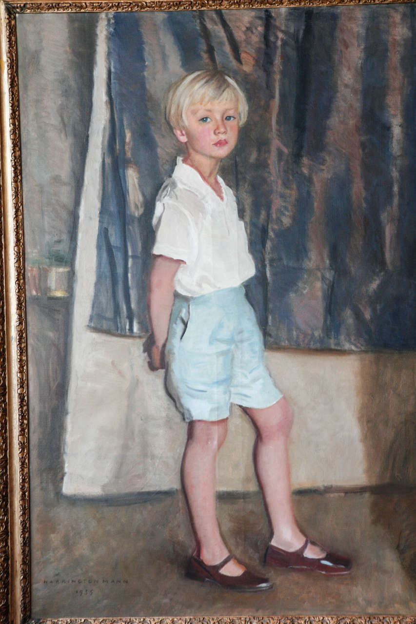 Large Tomboy Portrait By Harrington Mann , C.1935 In Excellent Condition In Los Angeles, CA