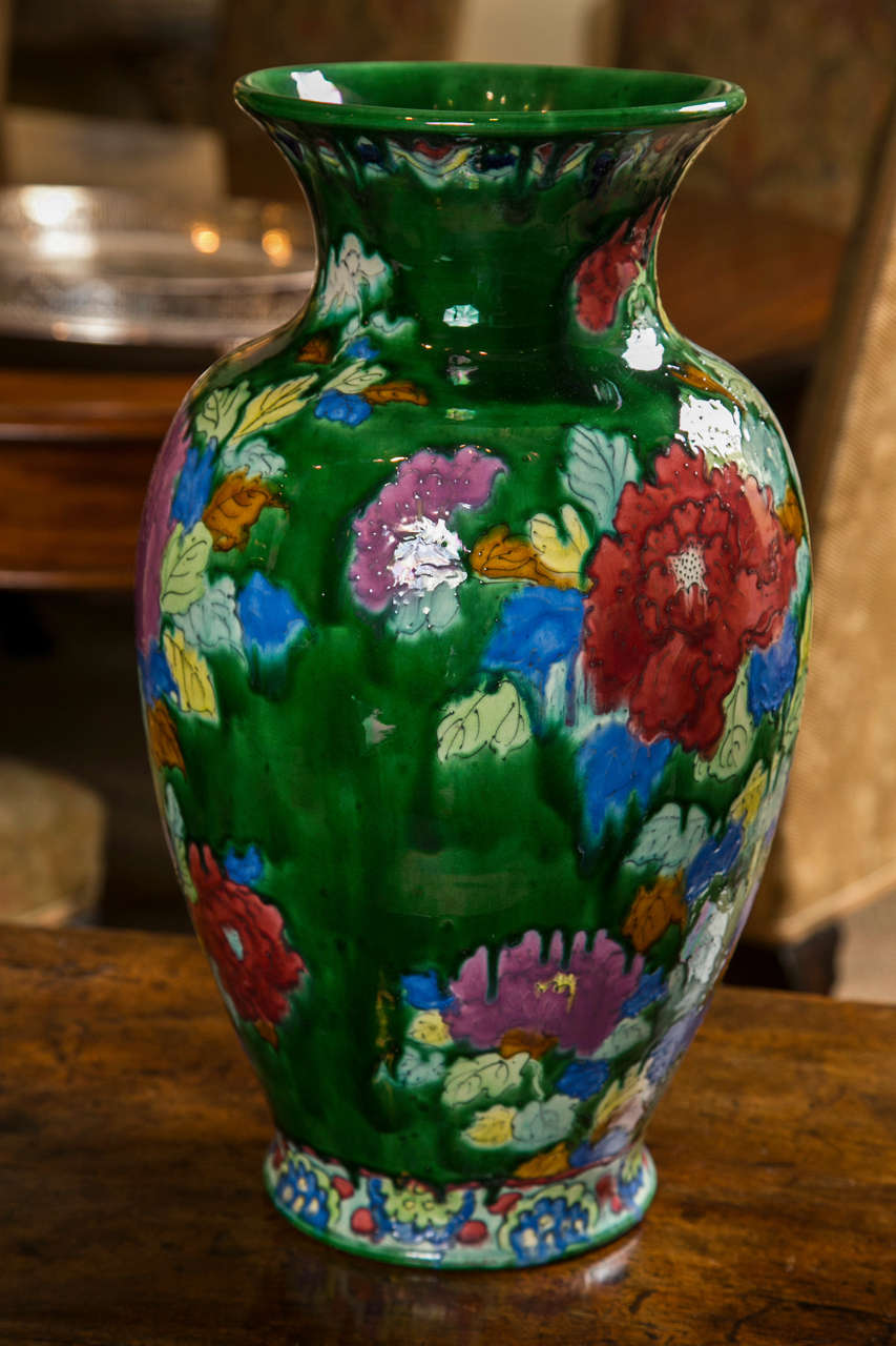 Japanese Awaji Vase