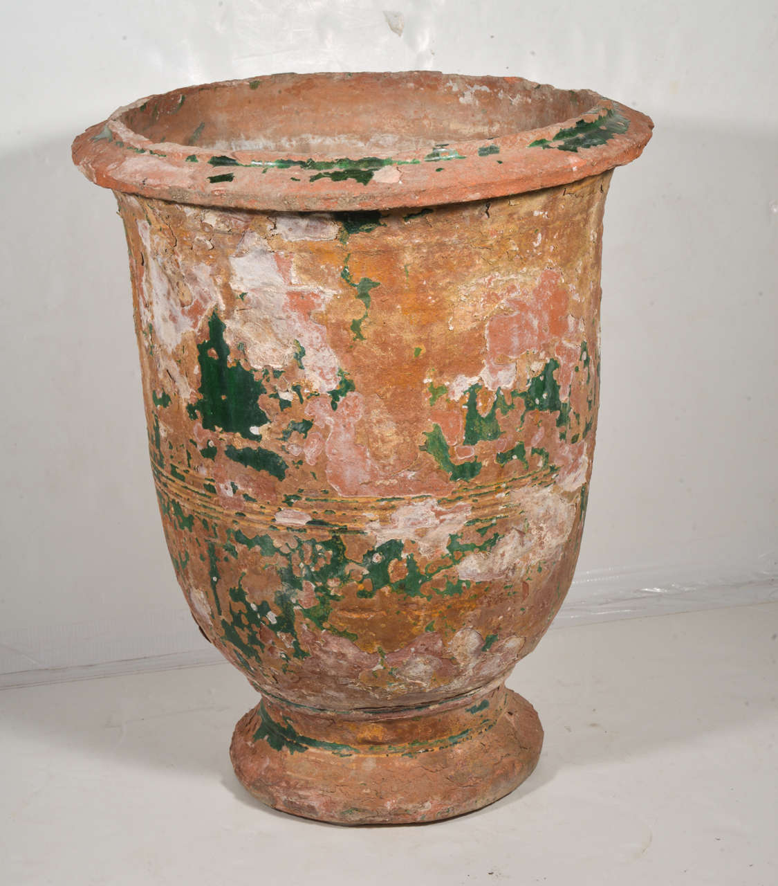 An actual clay vase from Anduze which is signed and dated 1827.