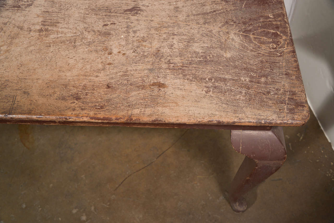 19th c. Belgian Oak Farm Table 1