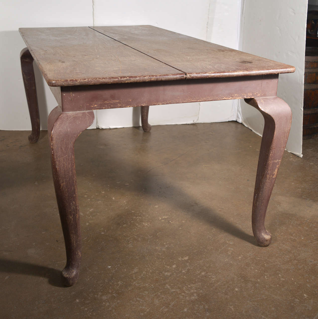 19th c. Belgian Oak Farm Table 2