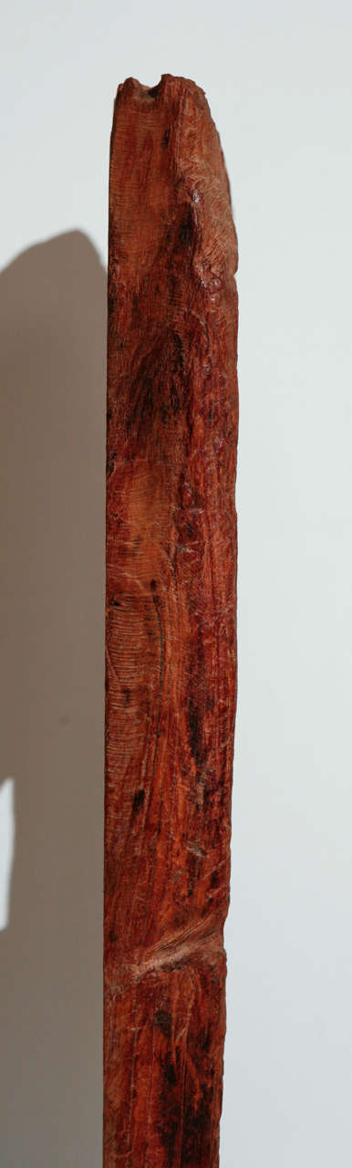 Bois Sculpture asiatique vintage en bois taillé à la main en vente
