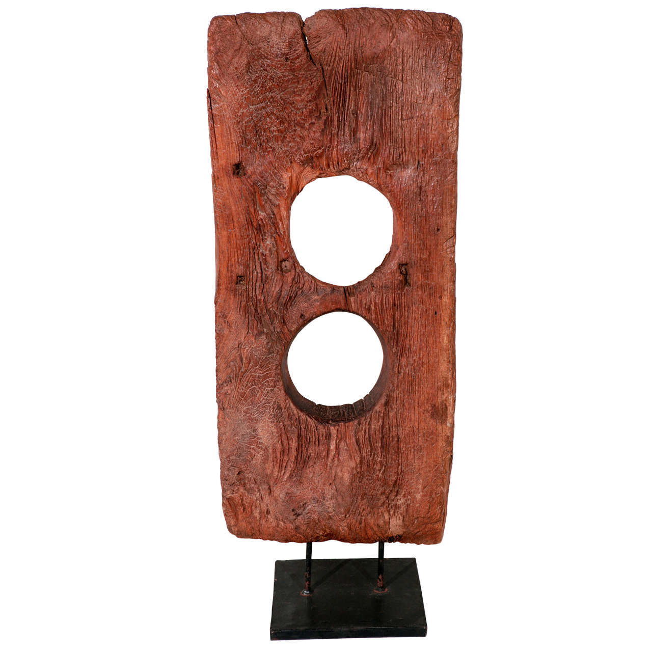 Sculpture asiatique vintage en bois soufflé à la main en vente