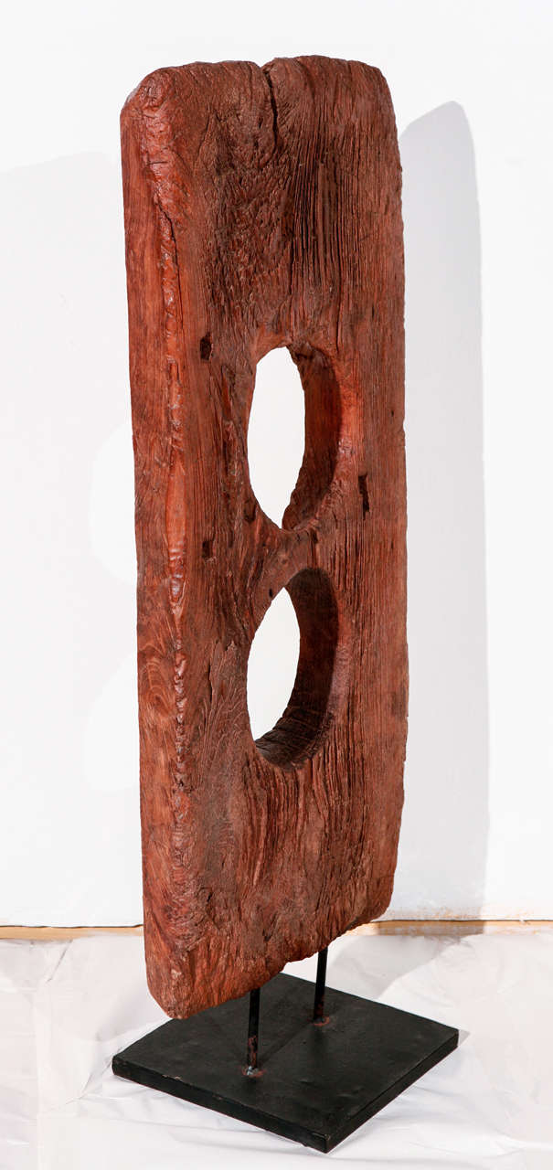 Sculpture asiatique vintage en bois soufflé à la main Bon état - En vente à Cathedral City, CA