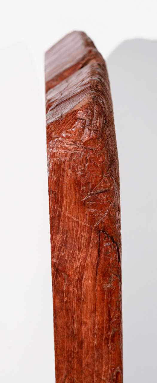 Bois Sculpture asiatique vintage en bois soufflé à la main en vente