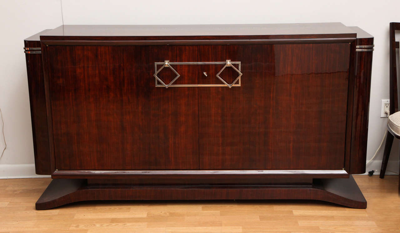 Art Deco Sideboard, Sleek and Elegant on Floating Base