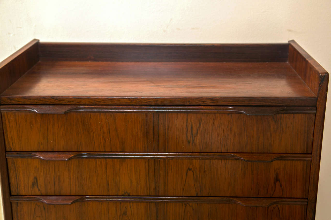 Danish Knud Nielsen Rosewood Chest of Drawers For Sale