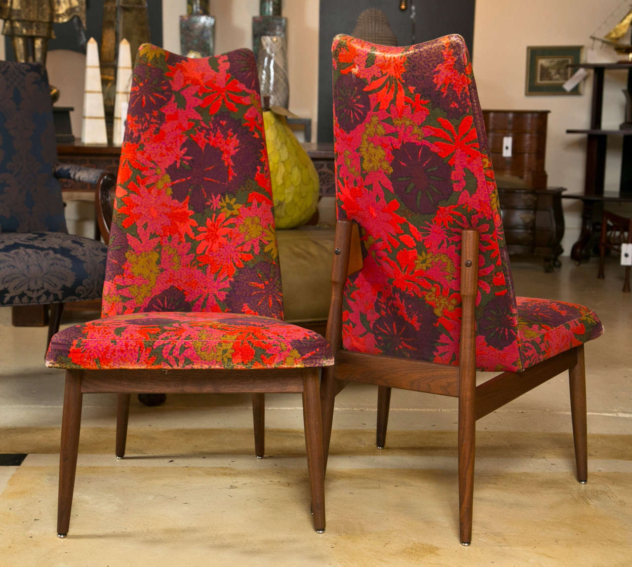 Slipper Chairs in the Style of IB Kofod Larsen For Sale 1