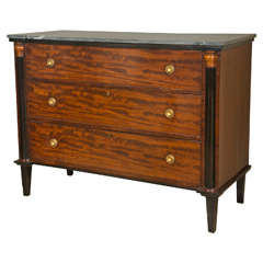19th Century Neoclassical Mahogany Chest of Drawers
