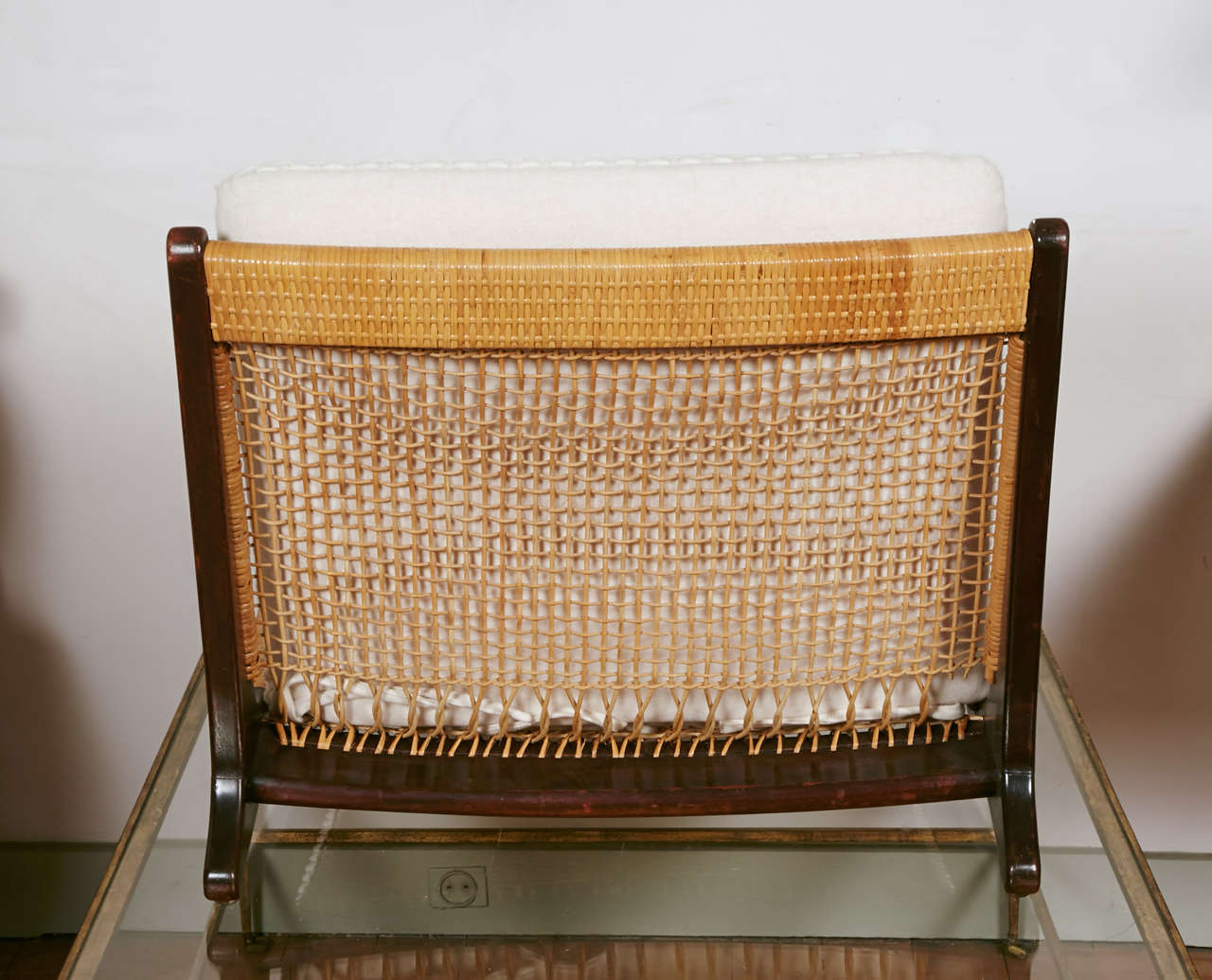 Cane Pair of Hans Olsen Low Chairs