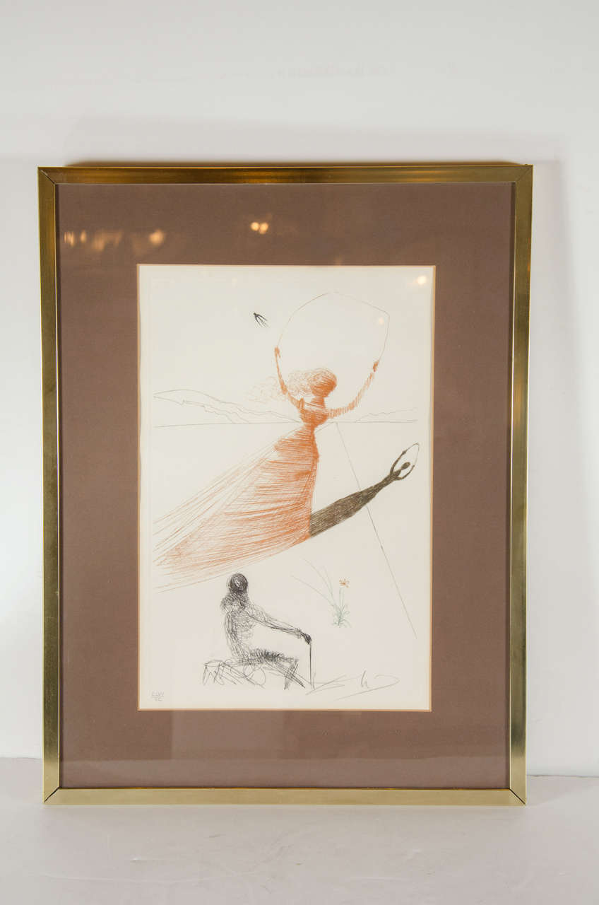 Original Etching by Salvador Dali from the "Alice in Wonderland" Folio