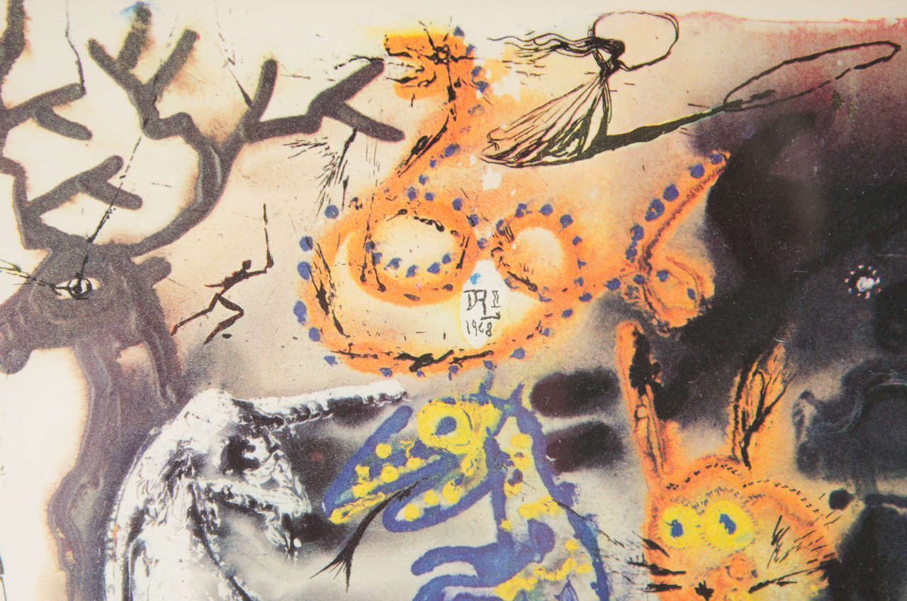 Late 20th Century Original Color Heliogravure by Salvador Dali from 