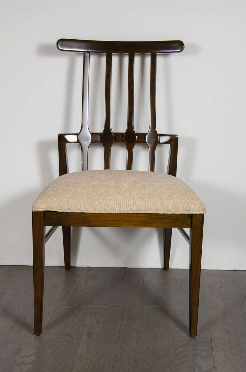 Mid-Century Modernist Dining Chair by Danish Designer Niels Koefoed In Excellent Condition For Sale In New York, NY