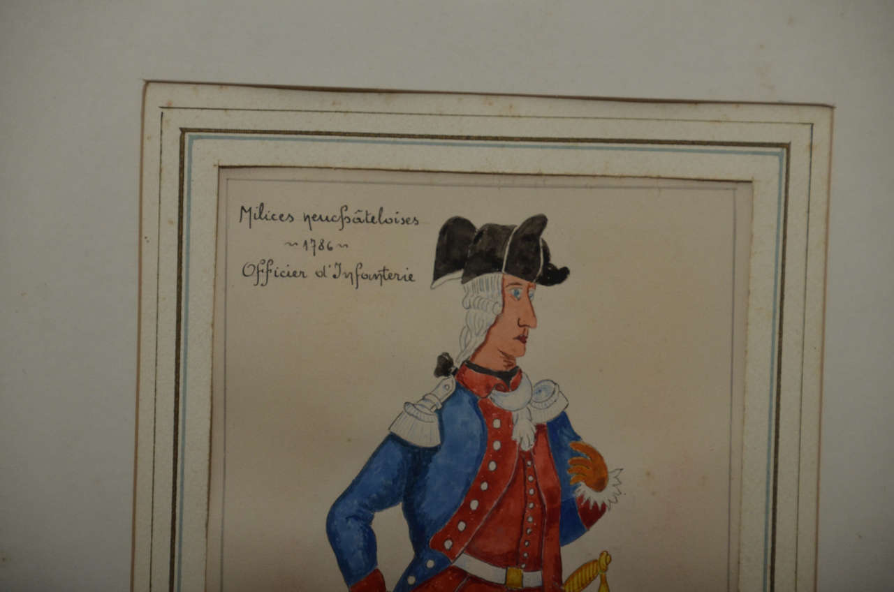 Ten 19th Century French Original Soldier Paintings For Sale 3