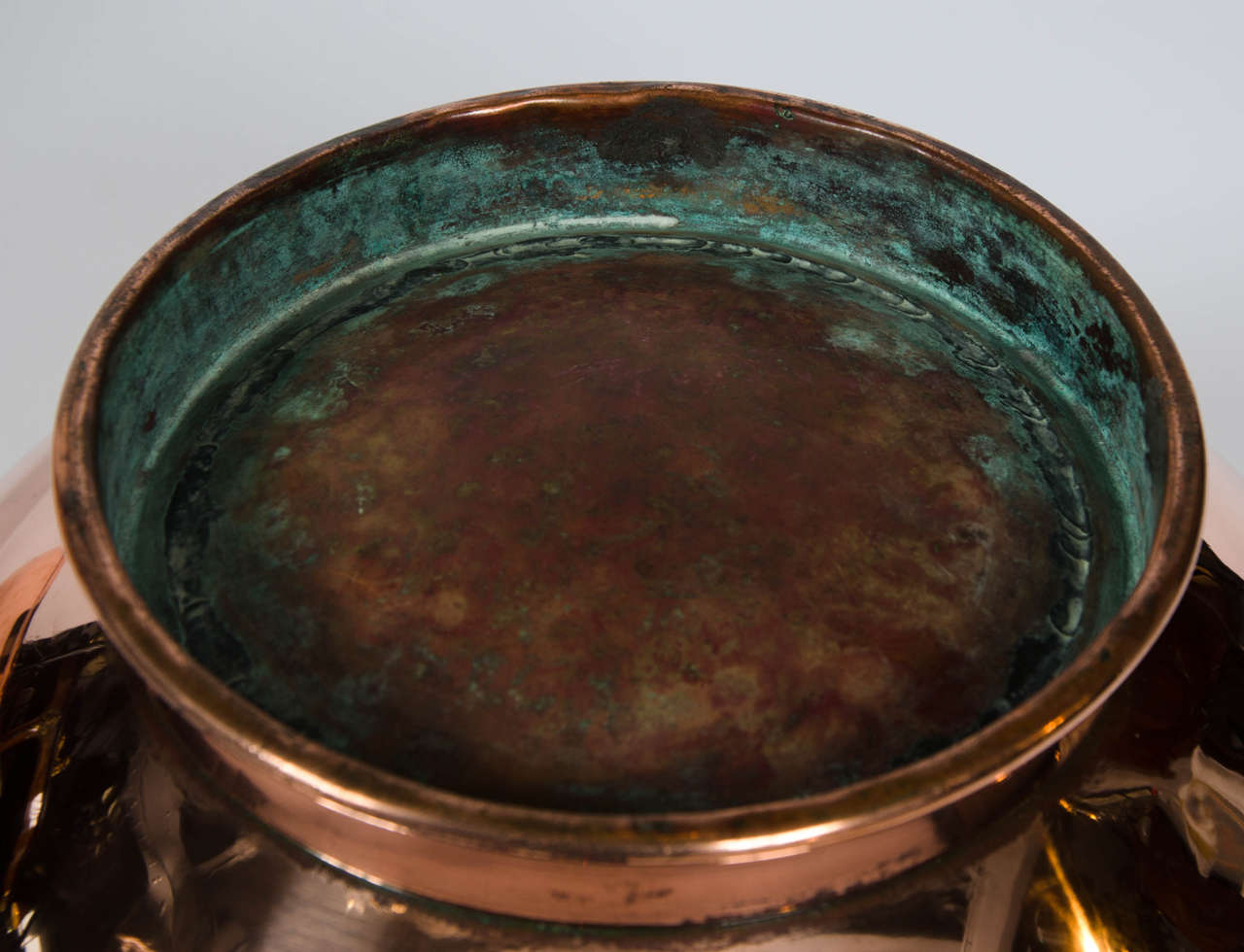 Pair of Early 19th Century Large Copper Bowls 1