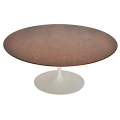 Eero Saarinen Walnut Coffee Table for Knoll
