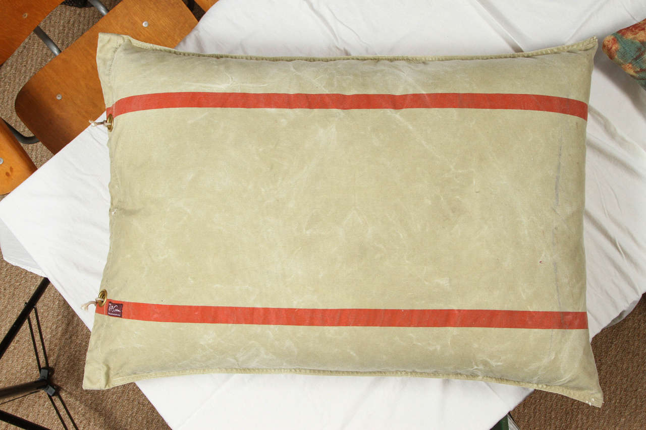 Canvas Japanese Mail Bag Floor Pillow