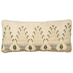 19th Century Turkish Embroidery Pillow