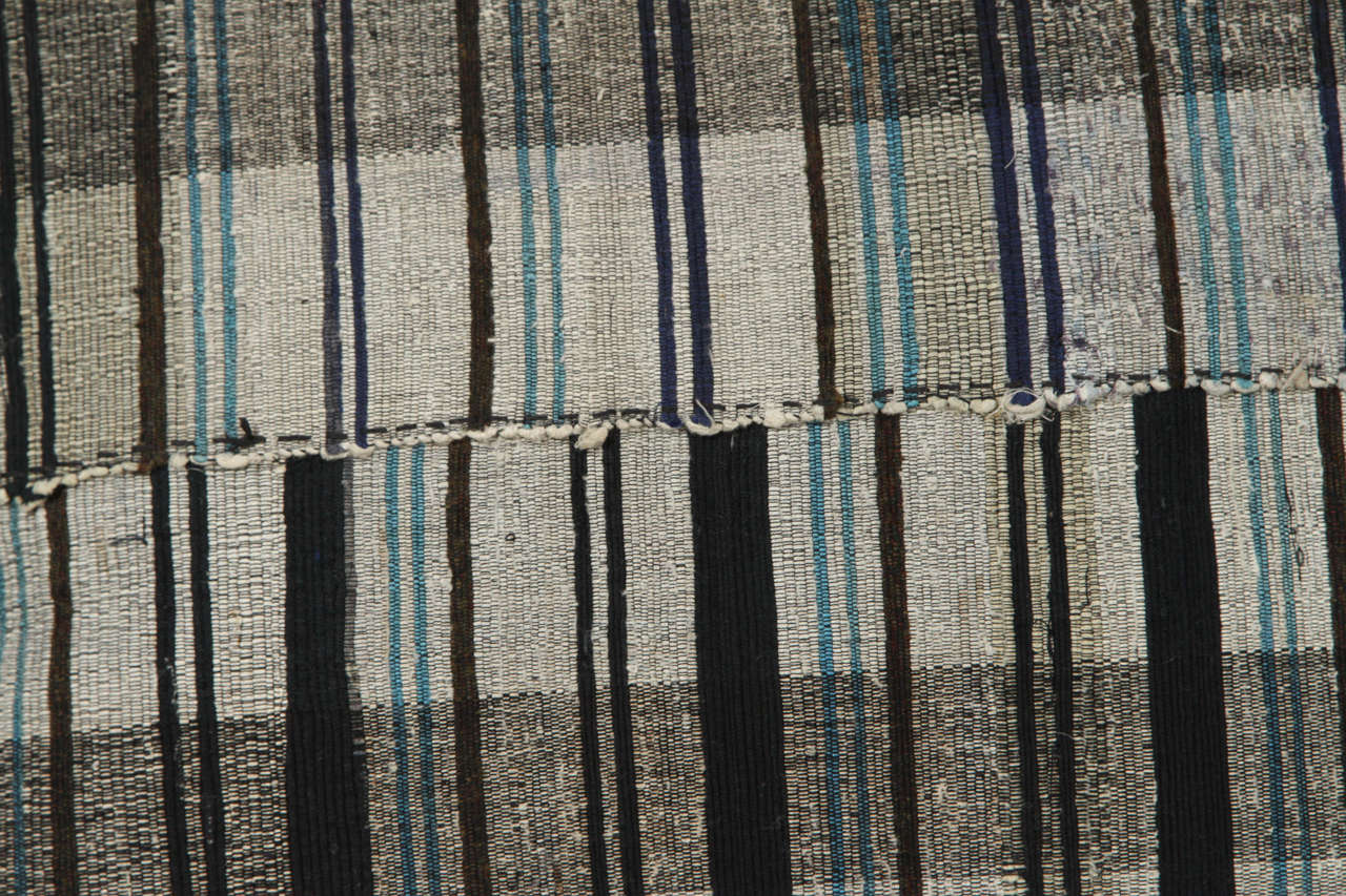 Japanese Rag Rug Pillow at 1stdibs