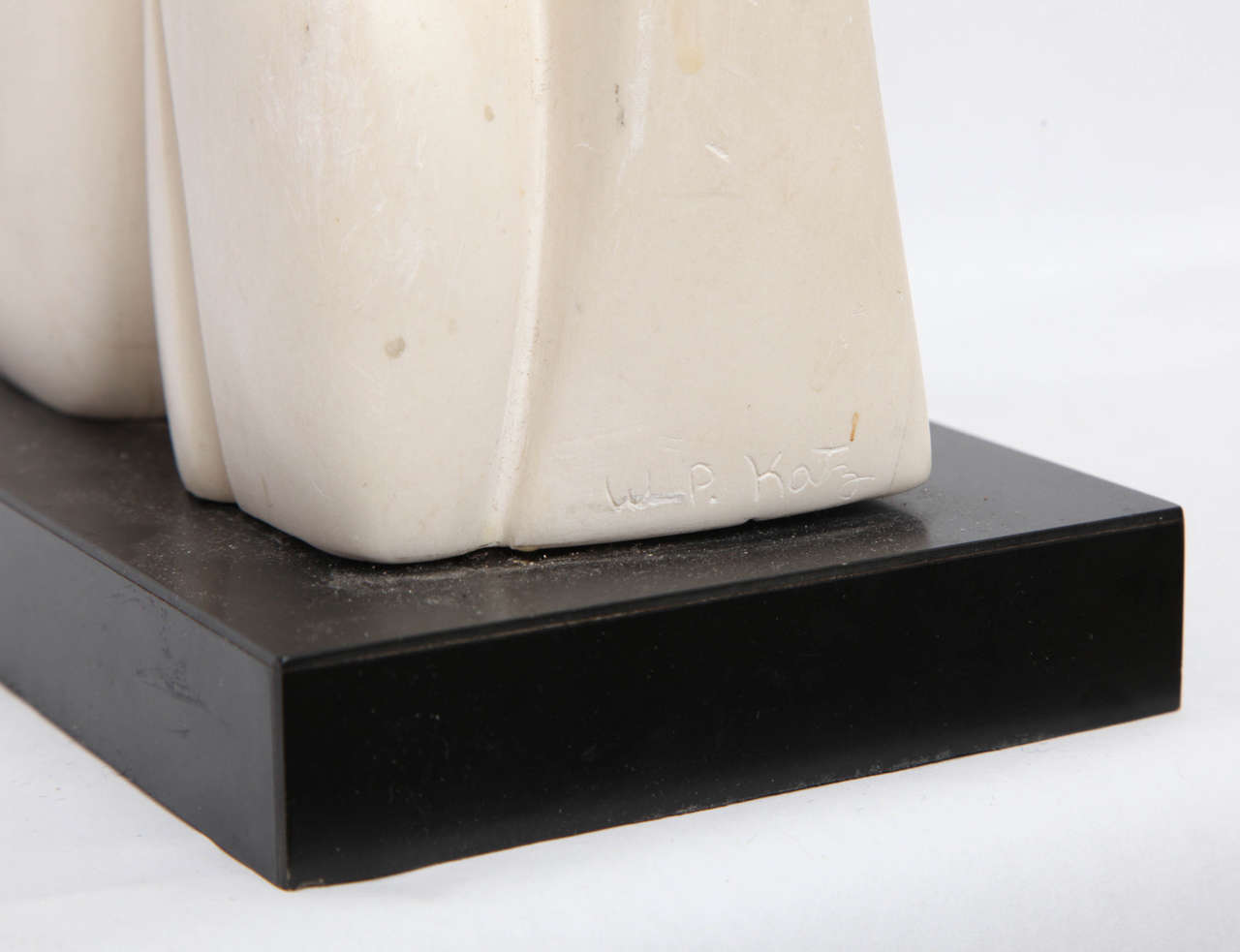 William P Katz Sculpture Mid-Century Modern Abstract carved marble 1970s For Sale 2