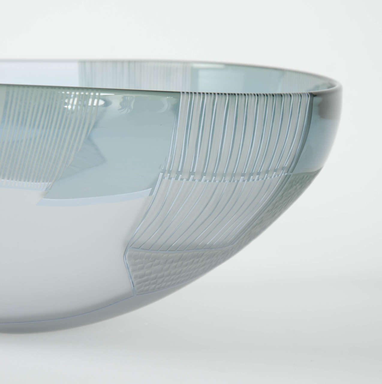 Landscape Study in Blue over Grey Centerpiece