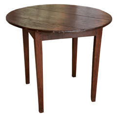 Early 19th Century English Pine and Oak Side Table