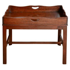 Early 19th Century English Mahogany Butler
s Tray Table