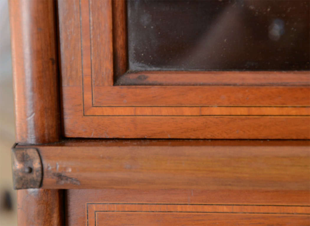 1920s Globe Wernicke Mahogany Bookcase In Good Condition In East Hampton, NY