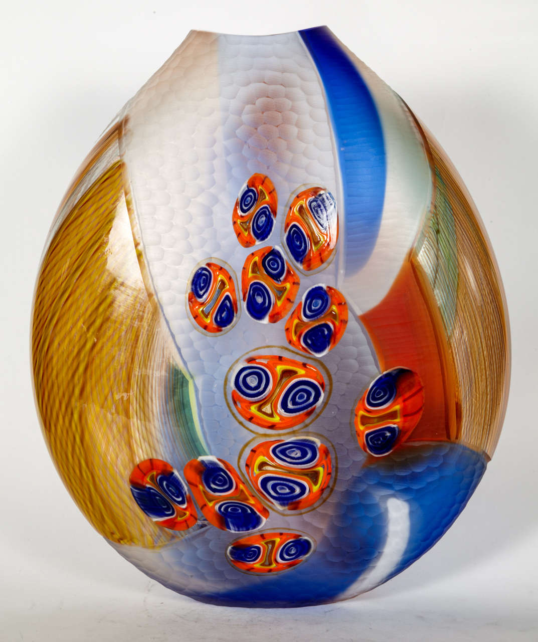 Artistic Murano Glass Vase by Studio Salvadore 2