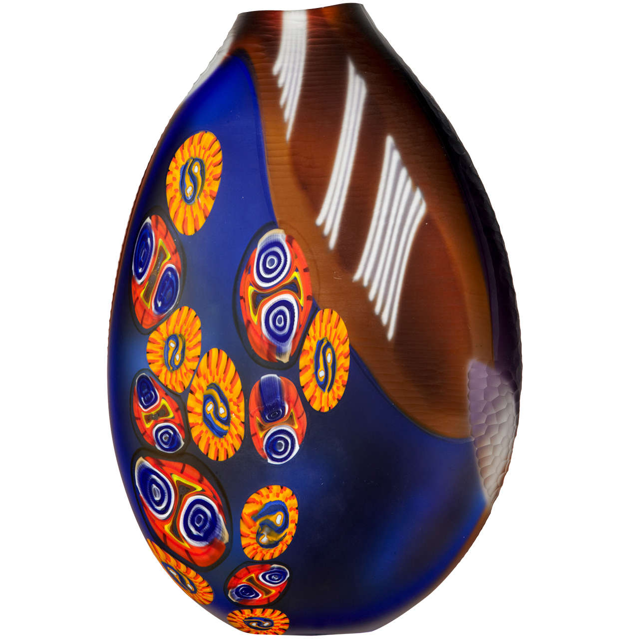 Vaso enorme in vetro di Murano in vendita