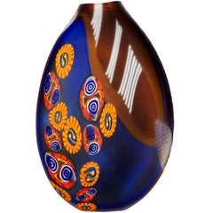 Vaso enorme in vetro di Murano