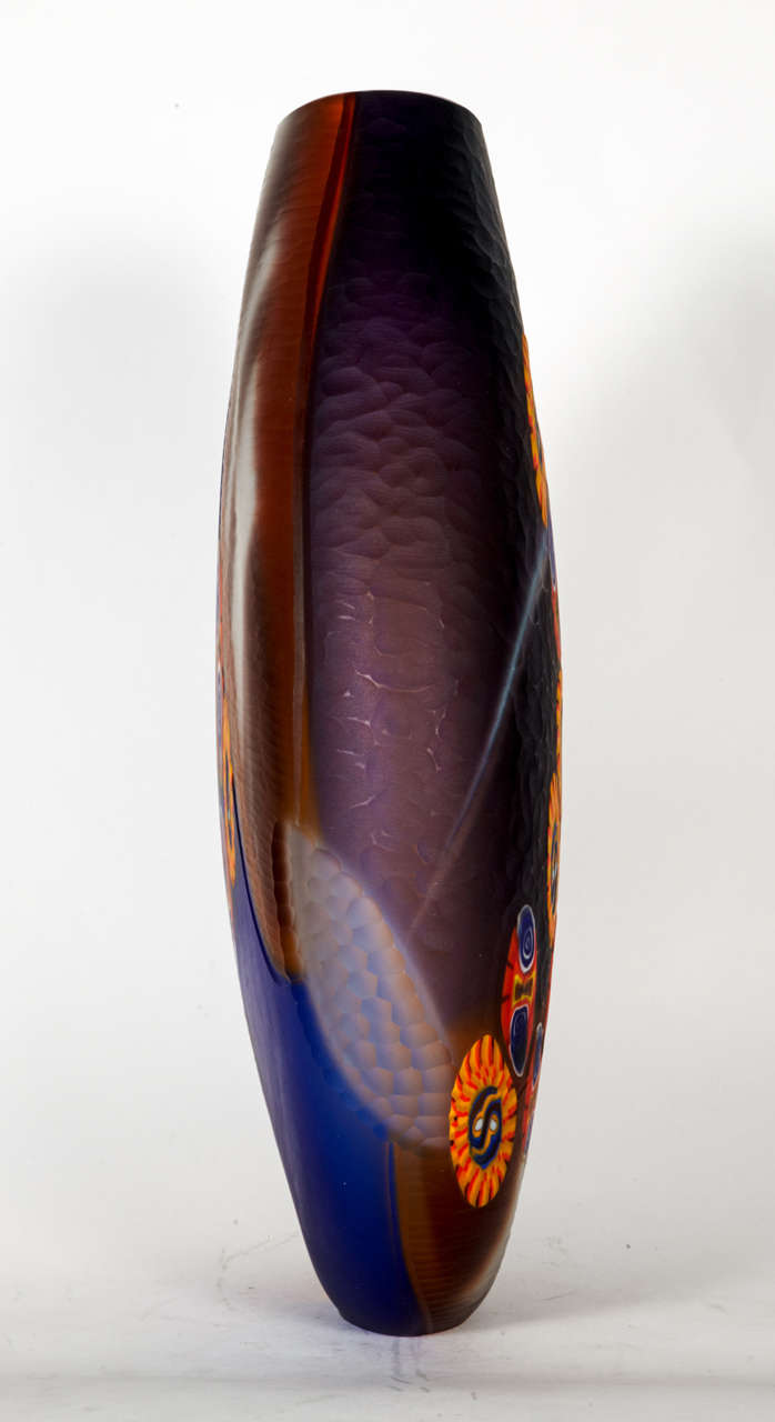 Huge Murano Glass Vase For Sale 1