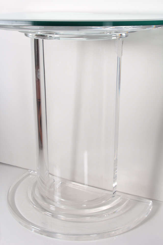 French Lucite Console For Sale 1