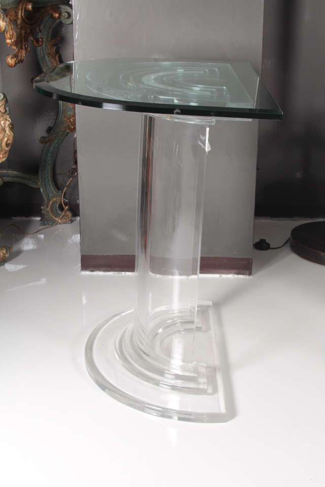 French Lucite Console For Sale 2
